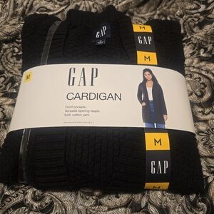 NWT GAP Black Knit Cardigan